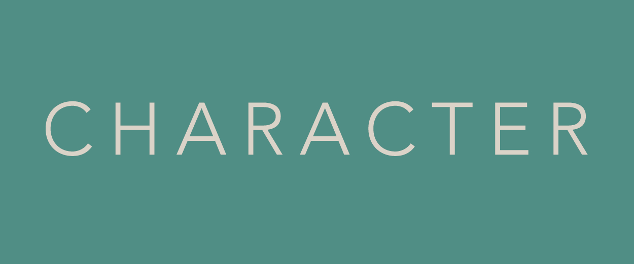 Word character. Personality traits фон.